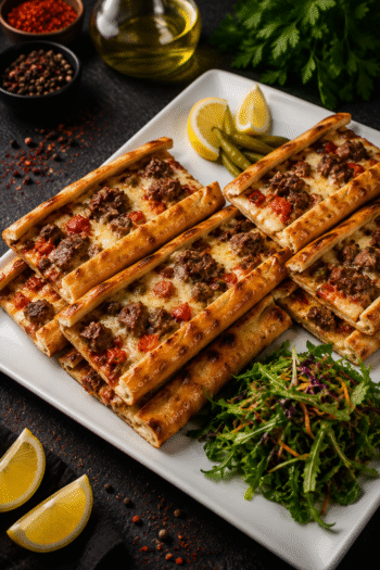 Kuşbaşılı Kaşarlı Pide