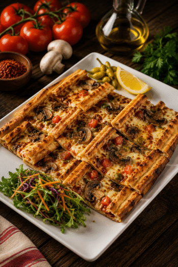 Mantar Kaşarlı Pide