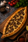 Kavurmalı Kaşarlı Pide